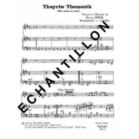 TAYRIW THEMOUTH (Mon Amour est Mort)