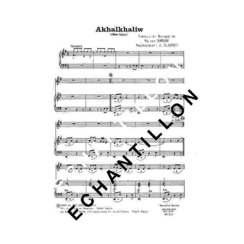 AKHALKHALIW (Mon Bijou)