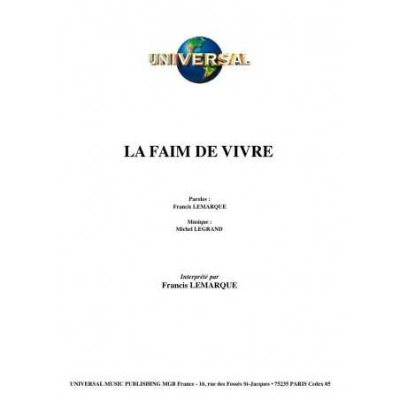 LA FAIM DE VIVRE