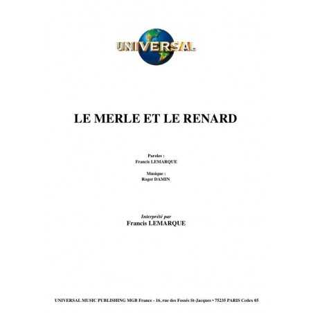 LE MERLE ET LE RENARD