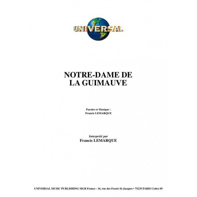 NOTRE-DAME DE LA GUIMAUVE