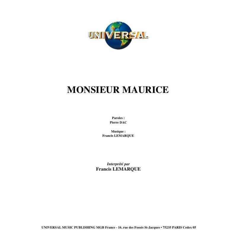 MONSIEUR MAURICE