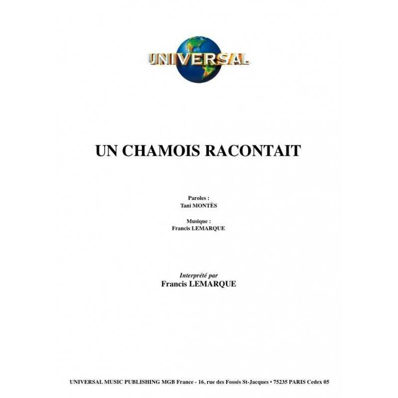 UN CHAMOIS RACONTAIT
