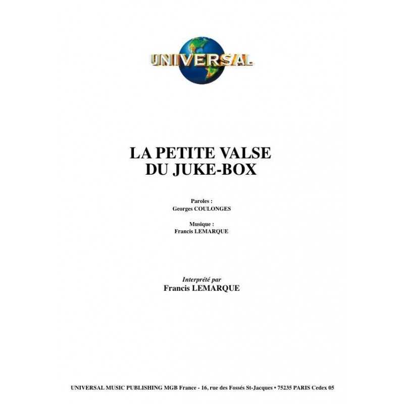 LA PETITE VALSE DU JUKE-BOX