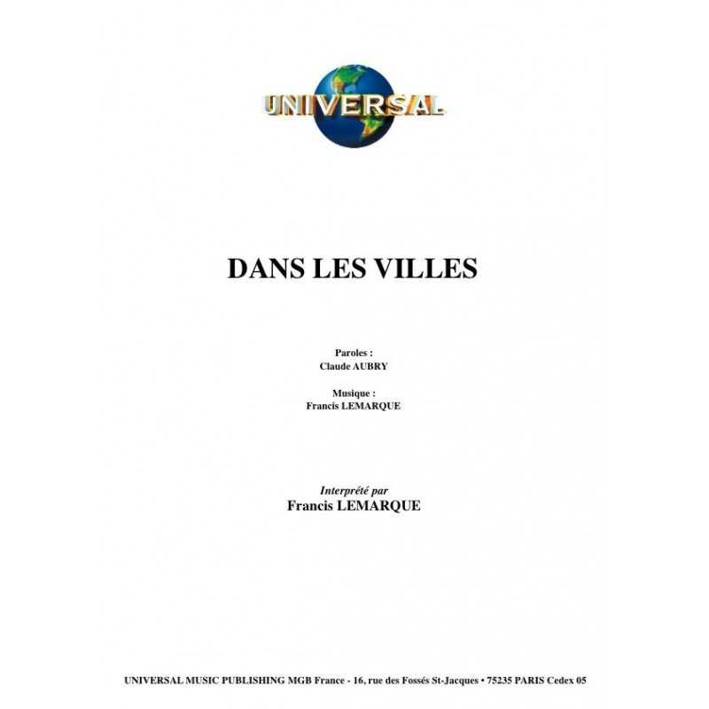 DANS LES VILLES