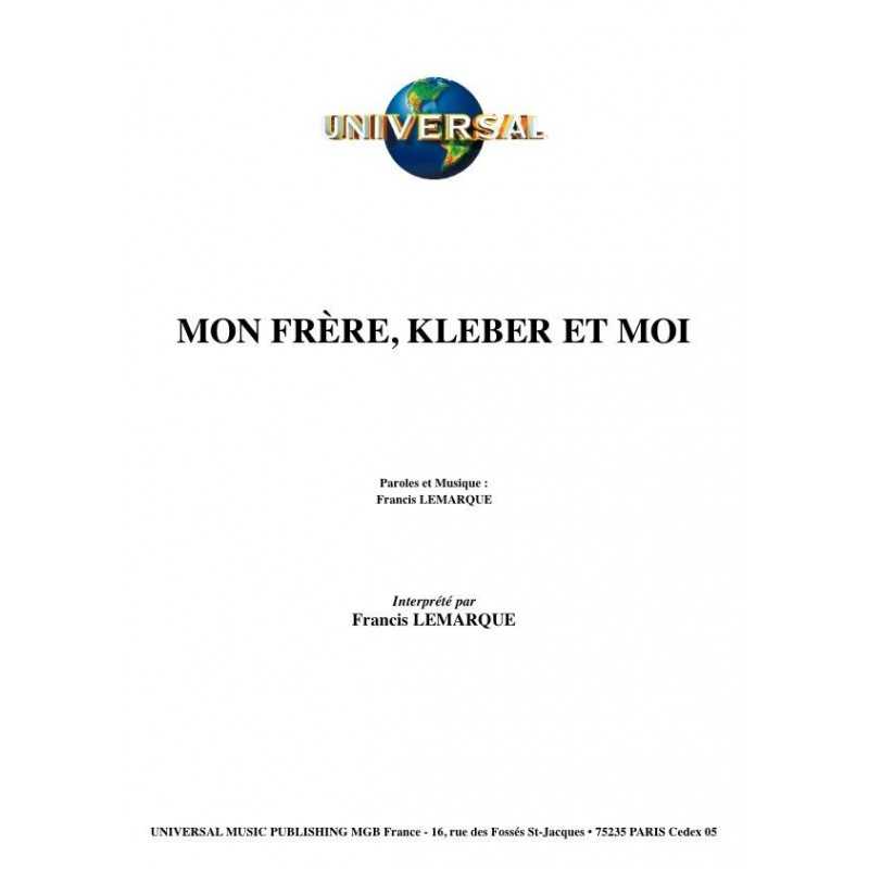 MON FRÈRE, KLÉBER ET MOI