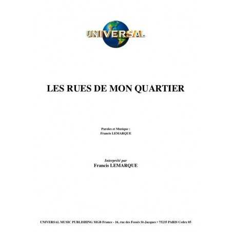 LES RUES DE MON QUARTIER