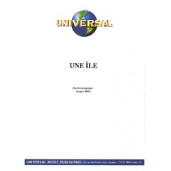 Sheet music UNE ÎLE Jacques BREL pdf