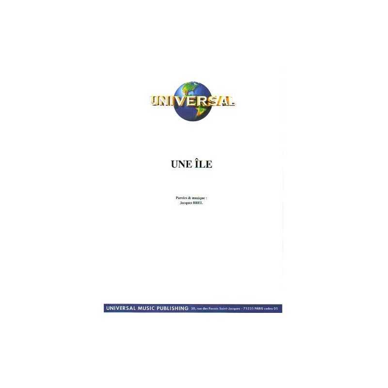 Partition UNE ÎLE Jacques BREL pdf