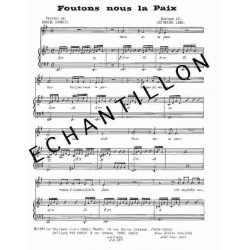 FOUTONS NOUS LA PAIX
