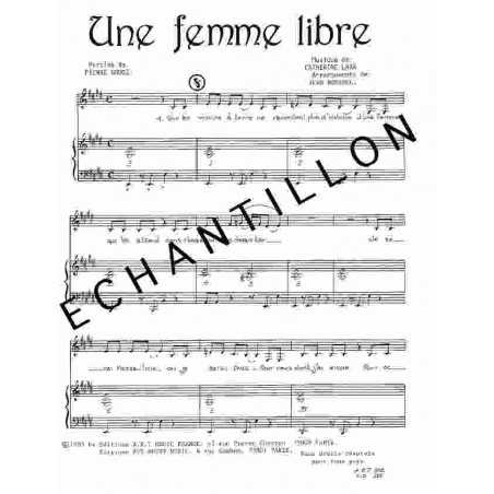 UNE FEMME LIBRE