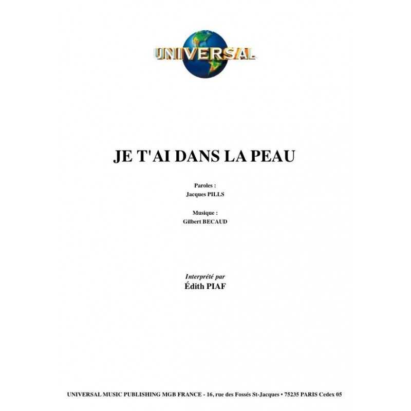 JE T'AI DANS LA PEAU