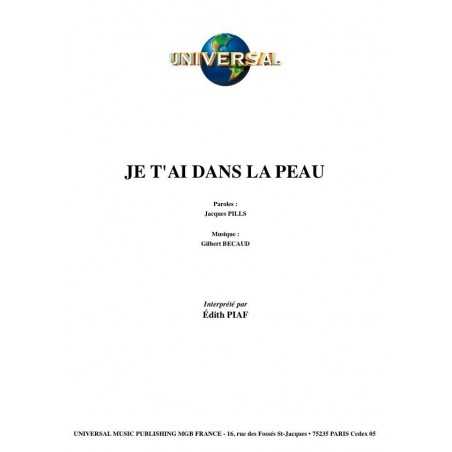 JE T'AI DANS LA PEAU