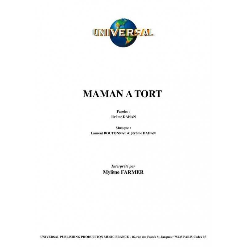 MAMAN A TORT