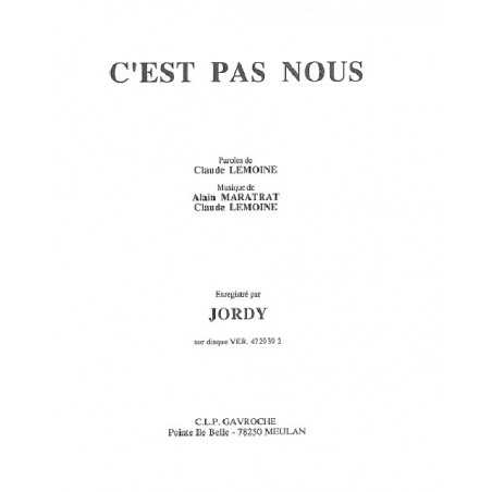 C'EST PAS NOUS