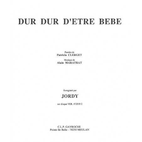 DUR DUR D'ÊTRE BÉBÉ