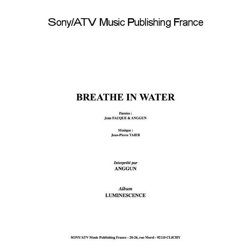 BREATHE IN WATER