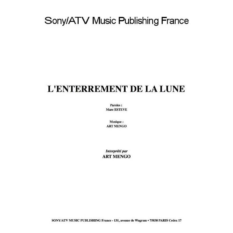 L'ENTERREMENT DE LA LUNE