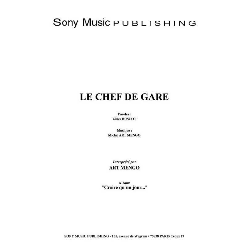 LE CHEF DE GARE