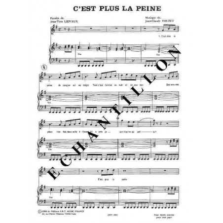 C'EST PLUS LA PEINE