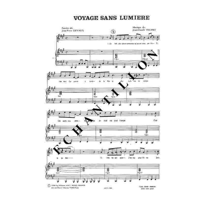 VOYAGE SANS LUMIÈRE