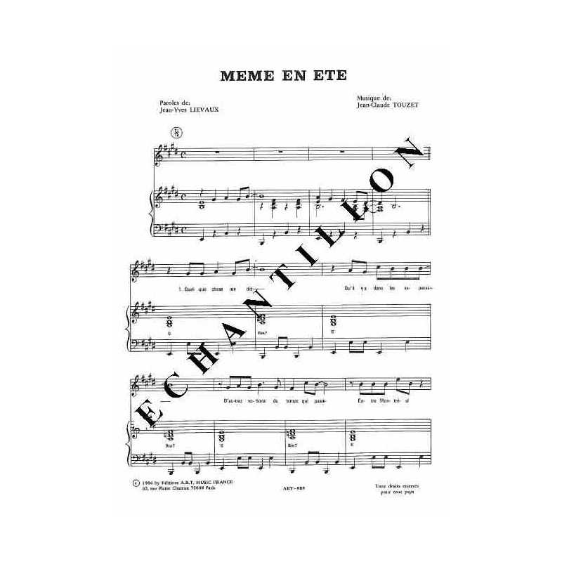 MÊME EN ÉTÉ
