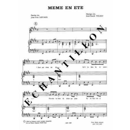 MÊME EN ÉTÉ