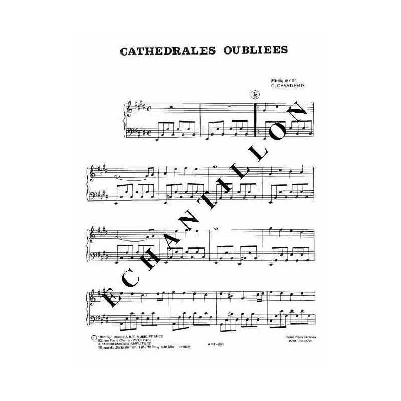 CATHÉDRALES OUBLIÉES