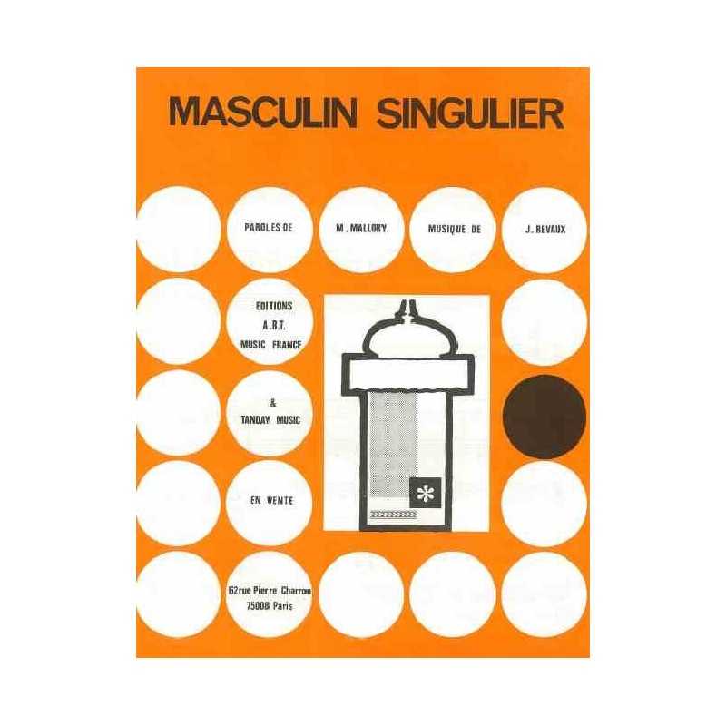 MASCULIN SINGULIER