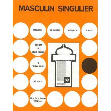MASCULIN SINGULIER