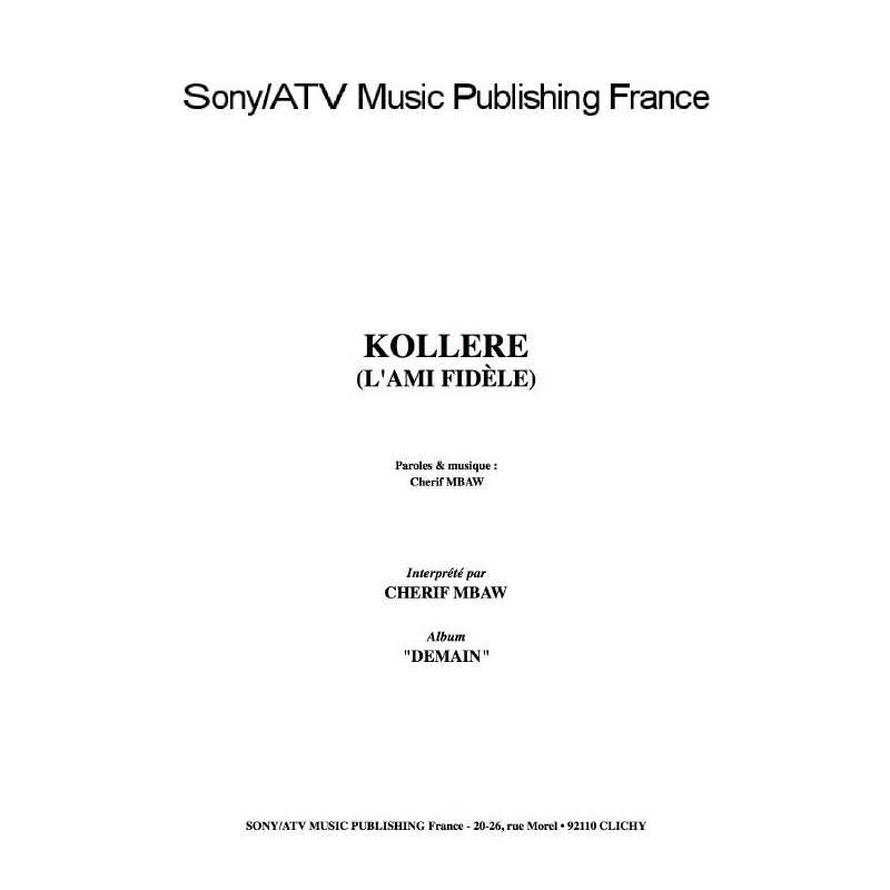 KOLERE (L'AMI FIDÈLE)