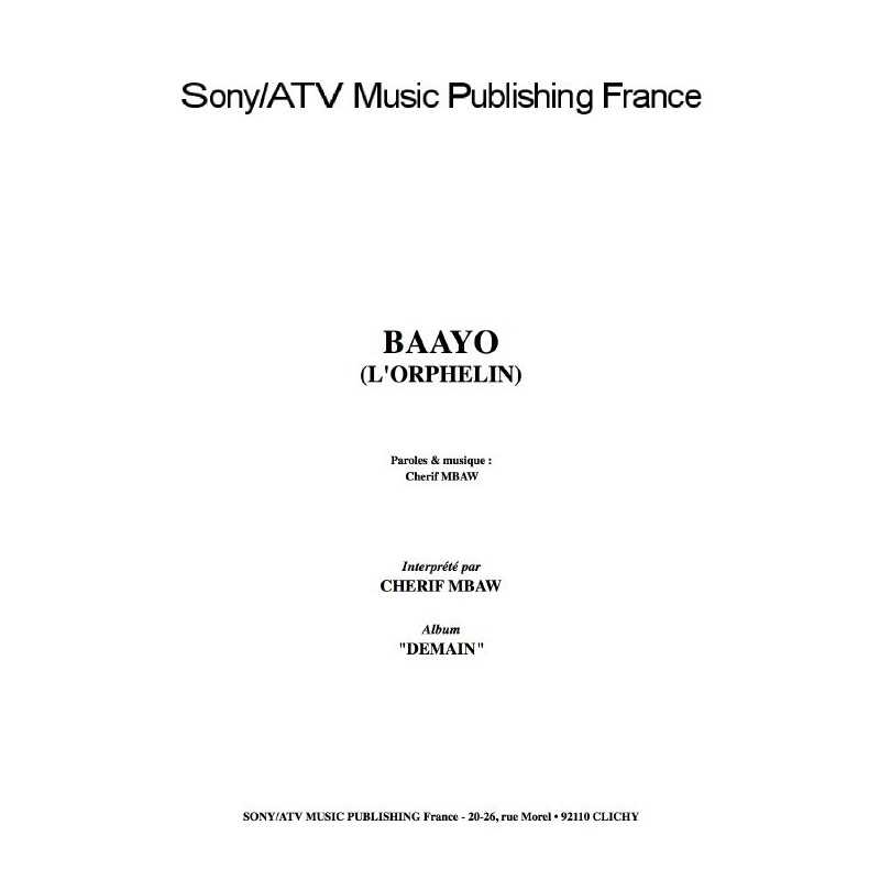 BAAYO (L'ORPHELIN)