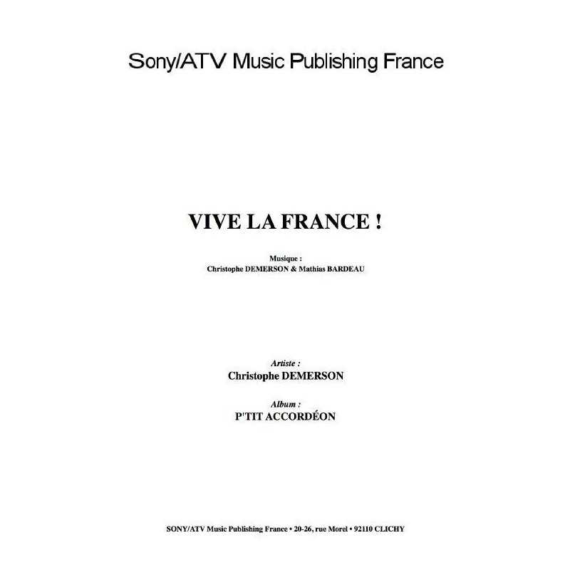 VIVE LA FRANCE 