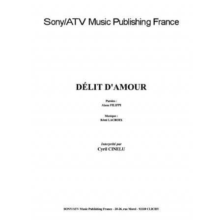 DÉLIT D'AMOUR