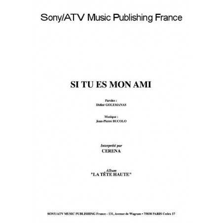 SI TU ES MON AMI