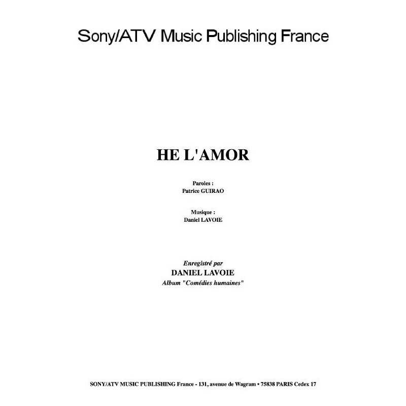 HE L'AMOUR