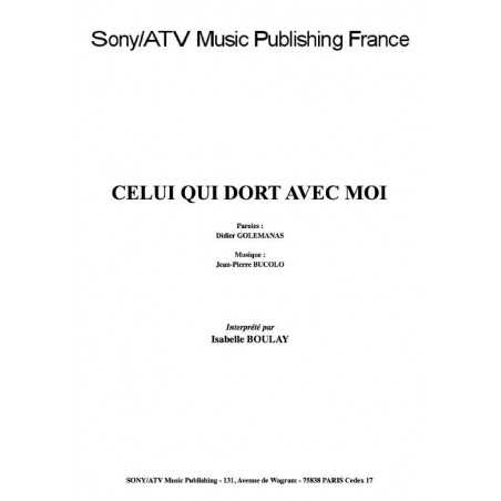 CELUI QUI DORT AVEC MOI