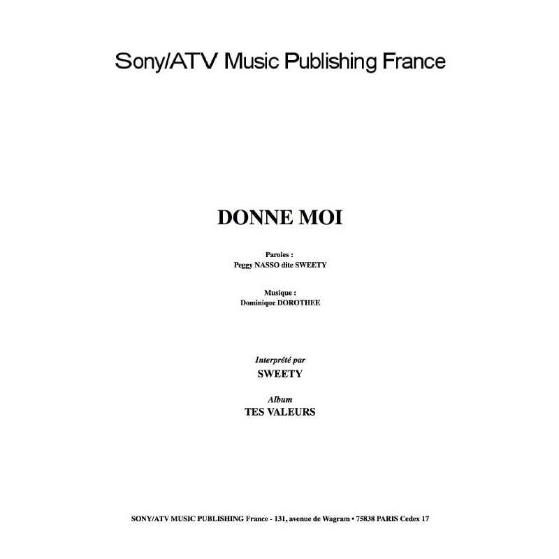 DONNE MOI