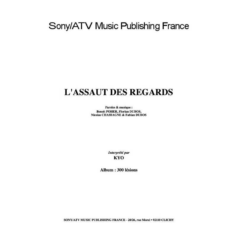 L'ASSAUT DES REGARDS