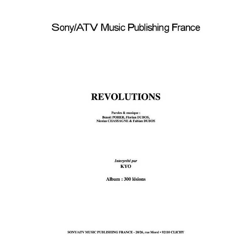 RÉVOLUTIONS