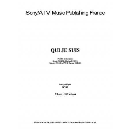 QUI JE SUIS