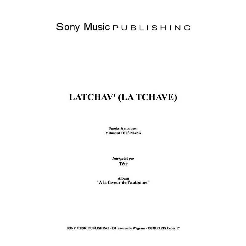 LATCHAV' (LA TCHAVE)