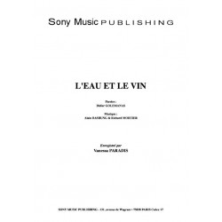 L'EAU ET LE VIN