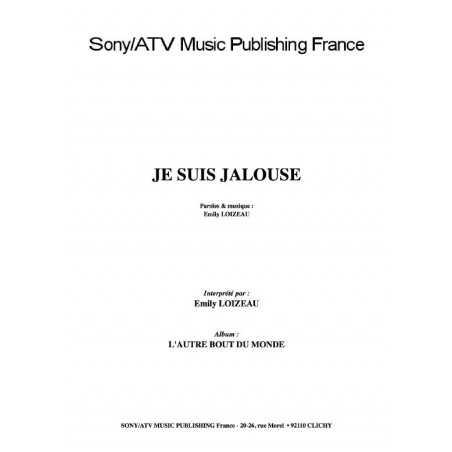 JE SUIS JALOUSE