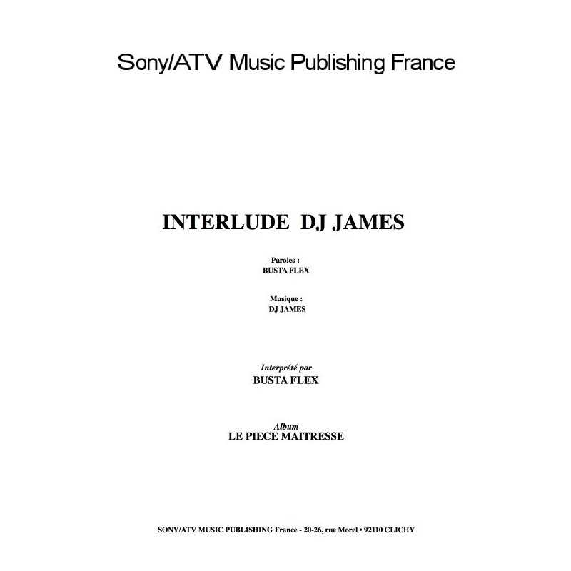 INTERLUDE DJ JAMES