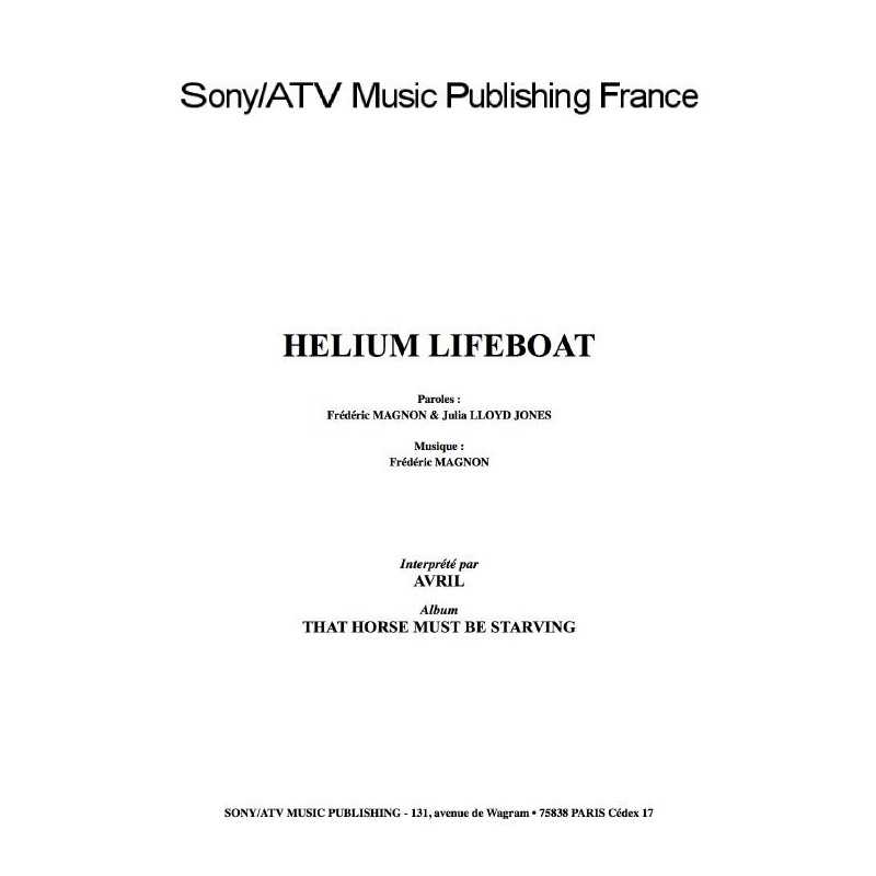 HELIUM LIFEBOAT