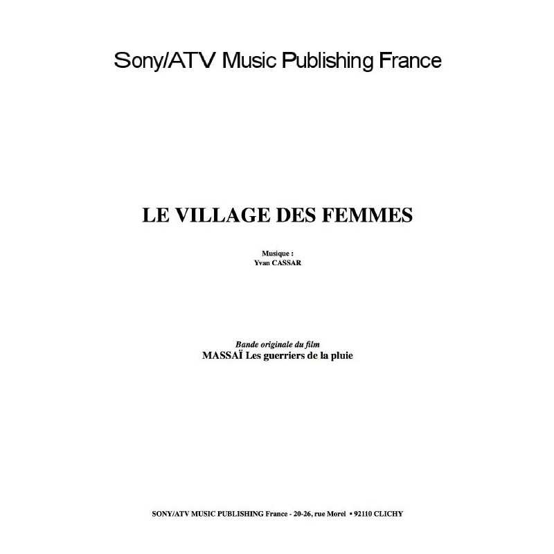 LE VILLAGE DES FEMMES du film MASSAÏ