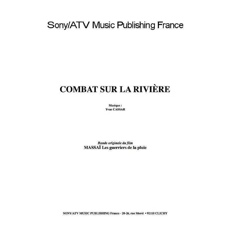 COMBAT SUR LA RIVIÈRE du film MASSAÏ