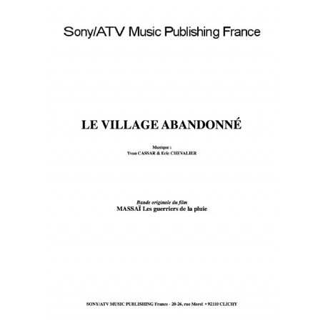 LE VILLAGE ABANDONNÉ du film MASSAÏ