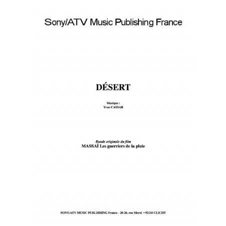 DÉSERT du film MASSAÏ